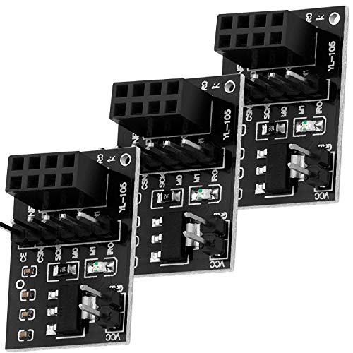 AZDelivery 3 x Kompatibel mit NRF24L01 Adapter für Kompatibel mit NRF24L01 RF Wireless Transceiver Modul 2.4 GHz 3.3V mit 8 Pins inklusive E-Book! AZDelivery 3 x Kompatibel mit NRF24L01 Adapter für Kompatibel mit NRF24L01 RF Wireless Transceiver Modul 2.4 GHz 3.3V mit 8 Pins inklusive E-Book! von AZDelivery