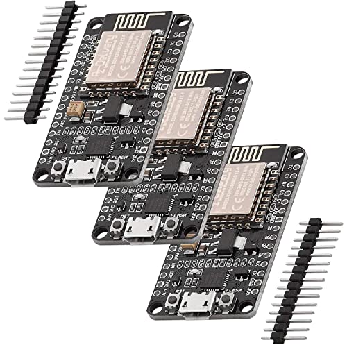 AZDelivery 3 x NodeMCU V2 WiFi Amica ESP8266 ESP-12F Development Board mit CP2102 Unverlötet Version kompatibel mit Arduino inklusive E-Book! AZDelivery 3 x NodeMCU V2 WiFi Amica ESP8266 ESP-12F Development Board mit CP2102 Unverlötet Version kompatibel mit Arduino inklusive E-Book! von AZDelivery