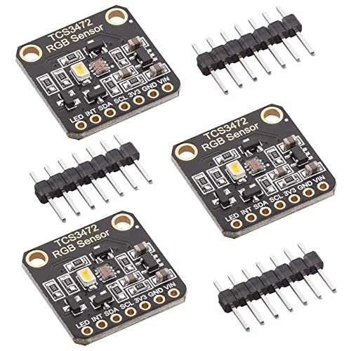 AZDelivery 3 x TCS34725 RGB Modul Low Power Blocking Infrarot Filter Farberkennung DIY-Kit Elektronische Leiterplatte Hochempfindliches Modul Kompatibel mit Arduino von AZDelivery