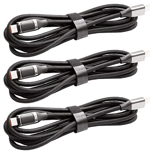 AZDelivery 3 x USB Kabel Typ USBC zu USB Schnellladekabel USB C 100W PD Schnellladekabel Kabel für Macbook Xiaomi Samsung Typ-C USB C Kabel 2M 5A mit eMarker Chip von AZDelivery