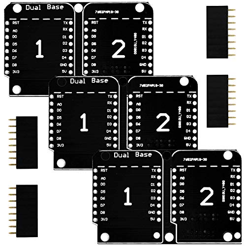 AZDelivery 3X Dual Base Shield PCB Board kompatibel mit D1 Mini NodeMCU ESP8266 inklusive E-Book! AZDelivery 3X Dual Base Shield PCB Board kompatibel mit D1 Mini NodeMCU ESP8266 inklusive E-Book! von AZDelivery