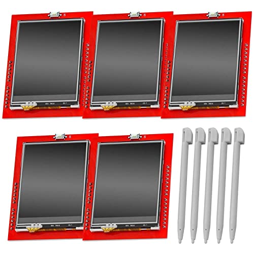 AZDelivery 5 x 2,4 Zoll TFT LCD Touch Display Shield Module SPI XPT2046 240x320 Pixel ILI9341 5V 3,3V kompatibel mit Arduino inklusive E-Book! AZDelivery 5 x 2,4 Zoll TFT LCD Touch Display Shield Module SPI XPT2046 240x320 Pixel ILI9341 5V 3,3V kompatibel mit Arduino inklusive E-Book! von AZDelivery