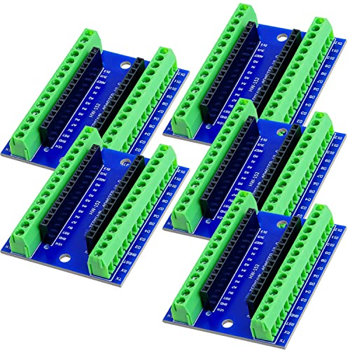 AZDelivery 5 x AZ-Nano V3-Board Terminal Adapter Board mit Schraubklemmen, Modul Board kompatibel mit Arduino inklusive E-Book! AZDelivery 5 x AZ-Nano V3-Board Terminal Adapter Board mit Schraubklemmen, Modul Board kompatibel mit Arduino inklusive E-Book! von AZDelivery