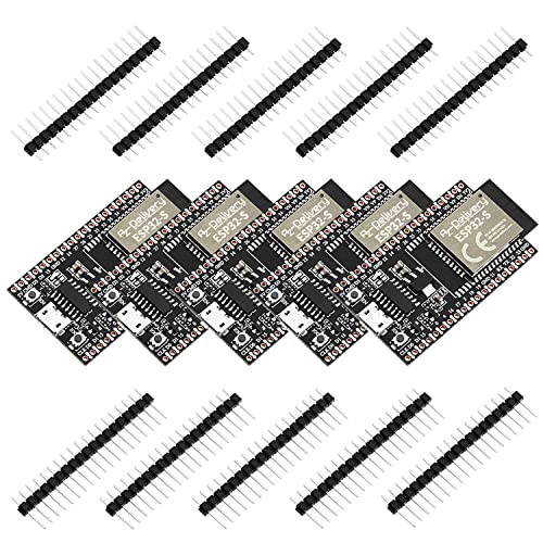 AZDelivery 5 x ESP32S Dev Kit C V4 NodeMCU WLAN/WiFi Development Board unverlötet kompatibel mit Arduino inklusive E-Book! (Nachfolger Modul von ESP32S Dev Kit C) von AZDelivery