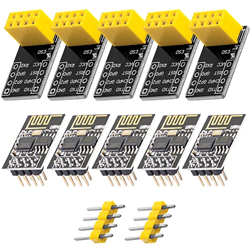 AZDelivery 5 x ESP8266-01S WLAN WiFi Modul mit Breadboardadapter kompatibel mit Arduino inklusive Ebook! AZDelivery 5 x ESP8266-01S WLAN WiFi Modul mit Breadboardadapter kompatibel mit Arduino inklusive Ebook! von AZDelivery