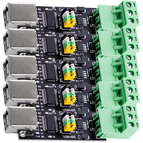 AZDelivery 5 x FT232 USB 2.0 zu TTL RS485 Seriell zu USB Adapter | Serieller Konverter Adapter Modul Interface Board AZDelivery 5 x FT232 USB 2.0 zu TTL RS485 Seriell zu USB Adapter | Serieller Konverter Adapter Modul Interface Board von AZDelivery