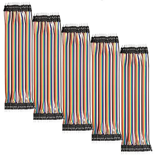 AZDelivery 5 x Jumper Wire Kabel 40 STK. je 20 cm M2M Male to Male kompatibel mit Arduino und Raspberry Pi Breadboard AZDelivery 5 x Jumper Wire Kabel 40 STK. je 20 cm M2M Male to Male kompatibel mit Arduino und Raspberry Pi Breadboard von AZDelivery