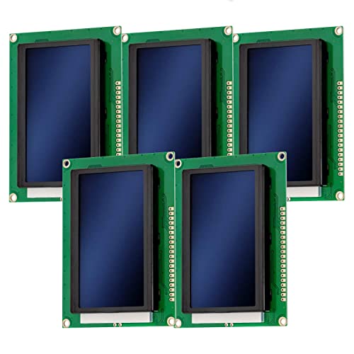 AZDelivery 5 x LCD Display 128 x 64 Pixel 12864 Display KS0108/KS0107 mit blauem Hintergrund und weißen Zeichen kompatibel mit Arduino inklusive E-Book! AZDelivery 5 x LCD Display 128 x 64 Pixel 12864 Display KS0108/KS0107 mit blauem Hintergrund und weißen Zeichen kompatibel mit Arduino inklusive E-Book! von AZDelivery
