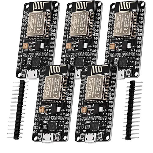 AZDelivery 5 x NodeMCU V2 WiFi Amica ESP8266 ESP-12F Development Board mit CP2102 Unverlötet Version kompatibel mit Arduino inklusive E-Book! AZDelivery 5 x NodeMCU V2 WiFi Amica ESP8266 ESP-12F Development Board mit CP2102 Unverlötet Version kompatibel mit Arduino inklusive E-Book! von AZDelivery