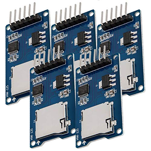 AZDelivery 5 x Set SPI Reader Micro Speicher SD TF Karte Memory Card Shield Modul kompatibel mit Arduino inklusive E-Book! AZDelivery 5 x Set SPI Reader Micro Speicher SD TF Karte Memory Card Shield Modul kompatibel mit Arduino inklusive E-Book! von AZDelivery