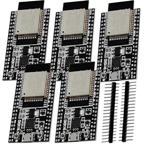 AZDelivery 5 x ESP32 Board Dev Kit C V4 NodeMCU WLAN WiFi Development Board unverlötet kompatibel mit Arduino inklusive E-Book! (Nachfolger Modul von ESP32 Dev Kit C) | ESP 32 von AZ Delivery von AZDelivery
