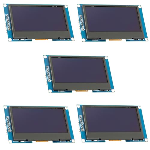 AZDelivery 5x 2,42" 128X64-OLED-Anzeigemodul SPI - 2.42 Zoll OLED Bildschirm kompatibel mit Arduino UNO R3 - Grüne Schrift OLED von AZDelivery