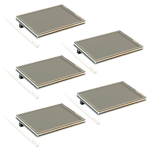 AZDelivery 5x RPi Touch Display HAT 3.5" – Display mit 480x320 Auflösung Touchmonitor, Resistive Touchscreen, Kompatibel mit Raspberry Pi 3B+, 3B, 4 und RPi 5 von AZDelivery