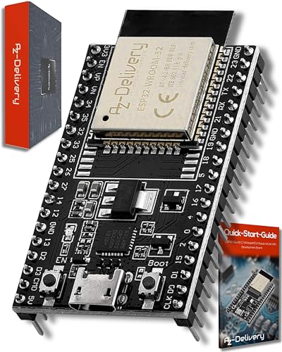 AZDelivery ESP32 Dev Kit C V4 NodeMCU WLAN WiFi Development Board kompatibel mit Arduino inklusive E-Book! (Nachfolger Modul von ESP32 Dev Kit C V2) von AZDelivery
