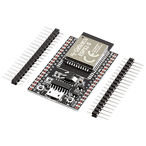 AZDelivery ESP32S Dev Kit C V4 NodeMCU WLAN/WiFi Development Board unverlötet kompatibel mit Arduino inklusive E-Book! (Nachfolger Modul von ESP32S Dev Kit C) von AZDelivery