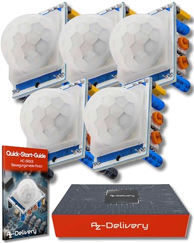 AZDelivery HC-SR501 PIR Bewegungssensor Bewegungsmelde Modul kompatibel mit Arduino und Raspberry Pi inklusive E-Book! AZDelivery HC-SR501 PIR Bewegungssensor Bewegungsmelde Modul kompatibel mit Arduino und Raspberry Pi inklusive E-Book! von AZDelivery