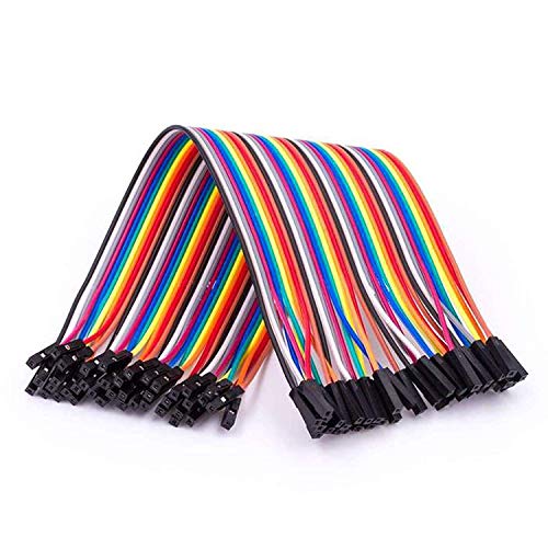 AZDelivery Jumper Wire Kabel 40 STK. je 20 cm F2F Female to Female kompatibel mit Arduino und Raspberry Pi Breadboard inklusive E-Book! von AZDelivery