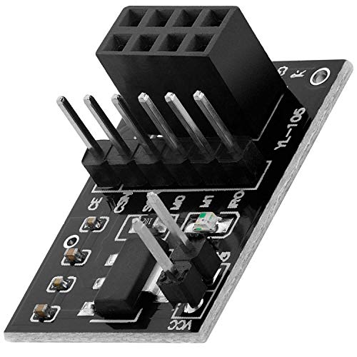 AZDelivery NRF24L01 Adapter für NRF24L01 RF Wireless Transceiver Modul 2.4 GHz 3.3V mit 8 Pins inklusive E-Book! von AZDelivery