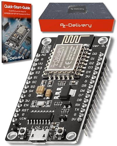 AZDelivery NodeMCU Lolin V3 Module ESP8266 ESP-12F WiFi WiFi Development Board mit CH340 kompatibel mit Arduino inklusive E-Book! AZDelivery NodeMCU Lolin V3 Module ESP8266 ESP-12F WiFi WiFi Development Board mit CH340 kompatibel mit Arduino inklusive E-Book! von AZDelivery