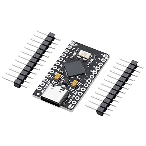 AZDelivery Pro Micro ATMEGA32U4 5V/16MHZ Entwicklungsboard Mikrocontroller Modul mit Bootloader IDE Entwicklungsboard mit 2 Row Pin Header USB C AZDelivery Pro Micro ATMEGA32U4 5V/16MHZ Entwicklungsboard Mikrocontroller Modul mit Bootloader IDE Entwicklungsboard mit 2 Row Pin Header USB C von AZDelivery