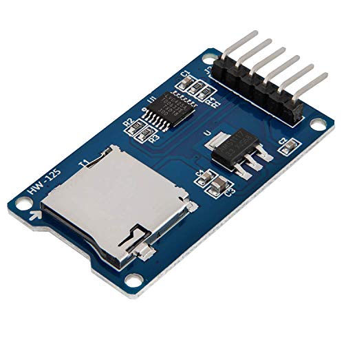 AZDelivery SPI Reader Micro Speicher SD TF Karte Memory Card Shield Modul kompatibel mit Arduino inklusive E-Book! von AZDelivery
