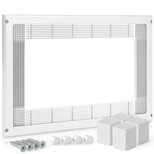 Rahmen für Mikrowelle, Blau, 3 Farben, 60 x 40 x 22 mm, 60 cm (weiß) von AZERODESIGN