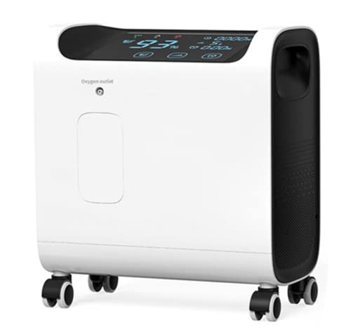 Medizinischer Sauerstoff Generator-Konzentrator, Einstellbar 93% - 96% Sauerstoff-Sauerstoffgenerator-Konzentrator mit 360° Universalrad, Druckwechseladsorption, 1-5 L/min.,OG6 Medizinischer Sauerstoff Generator-Konzentrator, Einstellbar 93% - 96% Sauerstoff-Sauerstoffgenerator-Konzentrator mit 360° Universalrad, Druckwechseladsorption, 1-5 L/min.,OG6 von AZHANGU