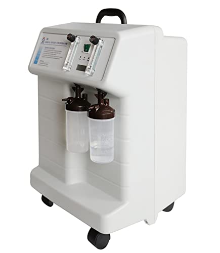 Medizinischer Sauerstoff Generator-Konzentrator, Einstellbar 93% - 96% Sauerstoff-Sauerstoffgenerator-Konzentrator mit 360° Universalrad, Druckwechseladsorption, 10L/min.,LFYRO Medizinischer Sauerstoff Generator-Konzentrator, Einstellbar 93% - 96% Sauerstoff-Sauerstoffgenerator-Konzentrator mit 360° Universalrad, Druckwechseladsorption, 10L/min.,LFYRO von AZHANGU