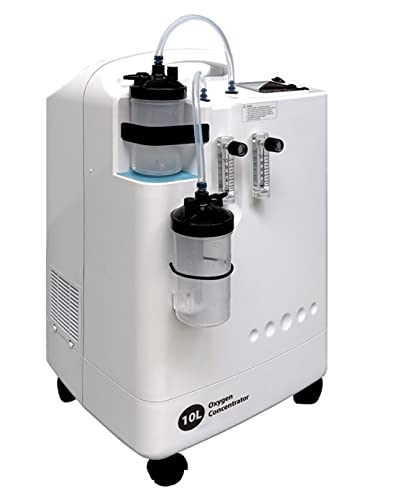 Medizinischer Sauerstoff Generator-Konzentrator, Einstellbar 95% - 96% Sauerstoff-Sauerstoffgenerator-Konzentrator mit 360° Universalrad, Druckwechseladsorption, 1-10 L/min.,NDZY10 Medizinischer Sauerstoff Generator-Konzentrator, Einstellbar 95% - 96% Sauerstoff-Sauerstoffgenerator-Konzentrator mit 360° Universalrad, Druckwechseladsorption, 1-10 L/min.,NDZY10 von AZHANGU