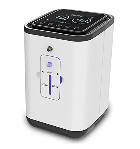 Medizinischer Sauerstoffgenerator-Konzentrator, Einstellbar 35% - 96% Sauerstoff-Sauerstoffgenerator-Konzentrator ​mit Zerstäubungsfunktion, Druckwechseladsorption, 1-7 L/min.,KJR11O von AZHANGU