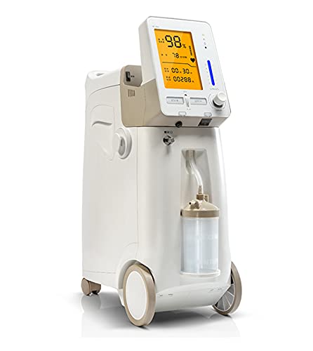Medizinischer Sauerstoffgenerator-Konzentrator, einstellbar 93%-96% Sauerstoff-Sauerstoffgenerator-Konzentrator mit Fernbedienung und Oximeter, PSA, 1-5 L/min.,9F 3AW Medizinischer Sauerstoffgenerator-Konzentrator, einstellbar 93%-96% Sauerstoff-Sauerstoffgenerator-Konzentrator mit Fernbedienung und Oximeter, PSA, 1-5 L/min.,9F 3AW von AZHANGU