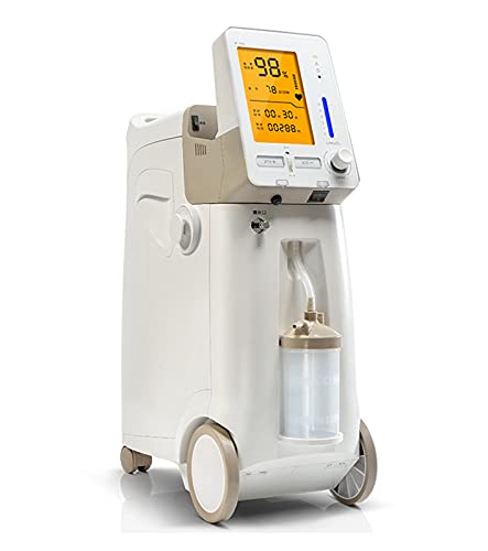 Medizinischer Sauerstoffgenerator-Konzentrator, einstellbar 93%-96% Sauerstoff-Sauerstoffgenerator-Konzentrator mit Fernbedienung und Oximeter, PSA, 1-5 L/min.,9F 5AW Medizinischer Sauerstoffgenerator-Konzentrator, einstellbar 93%-96% Sauerstoff-Sauerstoffgenerator-Konzentrator mit Fernbedienung und Oximeter, PSA, 1-5 L/min.,9F 5AW von AZHANGU