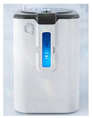 Tragbarer Sauerstoffkonzentrator mit 35% - 96% Reinheit 1-7 L/min Durchfluss einstellbare intelligente Sauerstoffmaschine für zu Hause, Wagen und auf Reisen, Fernbedienung, Timing-Funktion,YY12 von AZHANGU
