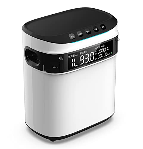 Tragbarer Sauerstoffkonzentrator mit 43%-96% Reinheit 1-7 L/min Durchfluss Einstellbare Intelligente Sauerstoffmaschine für zu Hause und Auf Reisen, Timing-Funktion, Schnelle Lieferung.,KJR11HWE Tragbarer Sauerstoffkonzentrator mit 43%-96% Reinheit 1-7 L/min Durchfluss Einstellbare Intelligente Sauerstoffmaschine für zu Hause und Auf Reisen, Timing-Funktion, Schnelle Lieferung.,KJR11HWE von AZHANGU