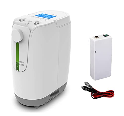 Tragbarer Sauerstoffkonzentrator mit 60% - 93% Reinheit 1-7 L/min Durchfluss einstellbare intelligente Sauerstoffmaschine, Timing-Funktion und drahtlose Fernbedienung, Zerstäubung.,Car model Tragbarer Sauerstoffkonzentrator mit 60% - 93% Reinheit 1-7 L/min Durchfluss einstellbare intelligente Sauerstoffmaschine, Timing-Funktion und drahtlose Fernbedienung, Zerstäubung.,Car model von AZHANGU