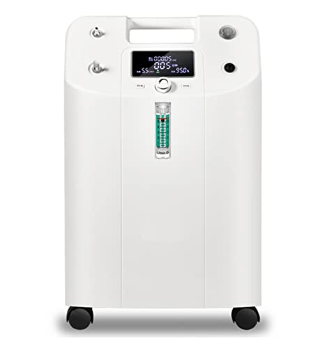 Tragbarer Sauerstoffkonzentrator und Generator 1-5 L/min Hochreine Sauerstoff-Sauerstoff-Luftreinigungsmaschine 98% Hochreine Sauerstoffinhalations- und Zerstäubungsmaschine.,KJRY51W von AZHANGU
