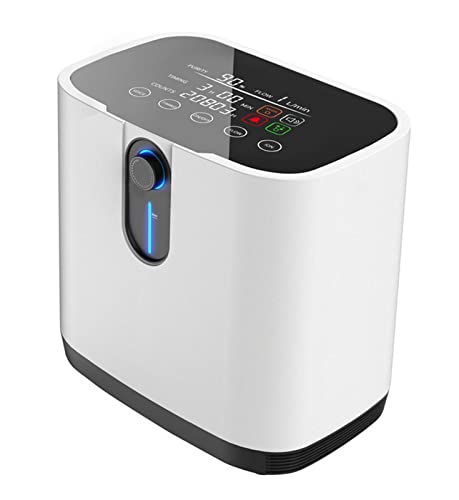 Tragbarer Sauerstoffkonzentrator und Generator 1-7 L/min Hochreine Sauerstoff-Sauerstoff-Luftreinigungsmaschine 98% Hochreine Sauerstoffinhalations- und Zerstäubungsmaschine.,RYUHOW von AZHANGU