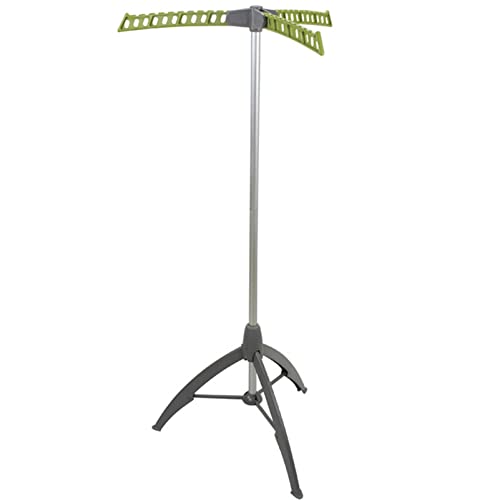 AZHANGYB WäSchestäNder Rostfrei FüR Garten, WäSchestäNder Ausziehbar, Standtrockner Ausziehbar HöHenverstellbar Camping WäSchetrockner Platzsparend Skalierbar FüR Balkon, Edelstahl (B) von AZHANGYB