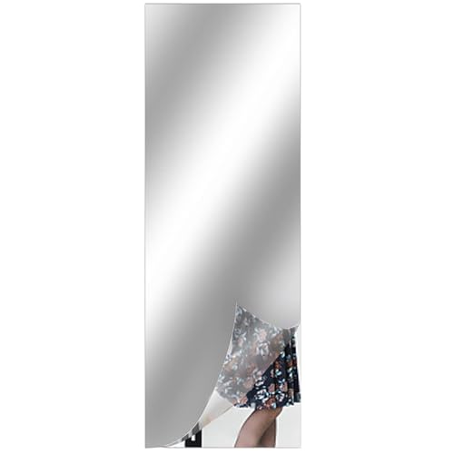 AZIDWERYQ Selbstkleber Spiegel 20 x 79 große Flexible Spiegelaufkleber wasserdichte Wand DIY Pet Door Dekorative Spiegel für Wand, Badezimmer und Schlafzimmer von AZIDWERYQ
