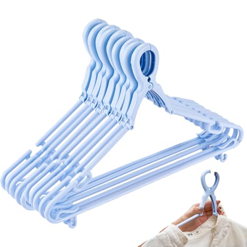 Abschließbare Kleiderbügel, 5pcs Multi funktionaler Anti -Schlupf und Winddicht von AZIDWERYQ