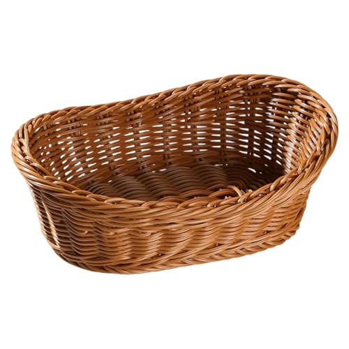 Brotkörbe zum Servieren, ovaler Korbbrotkorb, 11, 4 x 7, 5 x 3, 9 Zoll Lebensmittel, die Schalen für Obst Gemüse Snacks Küchen Restaurant Ovaler Korb servieren Brotkörbe zum Servieren, ovaler Korbbrotkorb, 11, 4 x 7, 5 x 3, 9 Zoll Lebensmittel, die Schalen für Obst Gemüse Snacks Küchen Restaurant Ovaler Korb servieren von AZIDWERYQ