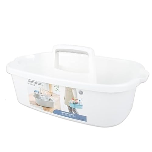 Reinigen von Caddy Stackable Wide Edge Reinigungseimer mit gerilligem Griff leicht zu reinigen und zu warten, um Vorräte für Sprühflaschen, Bürsten, Handtücher und mehr Organisator für Lieferungen von AZIDWERYQ