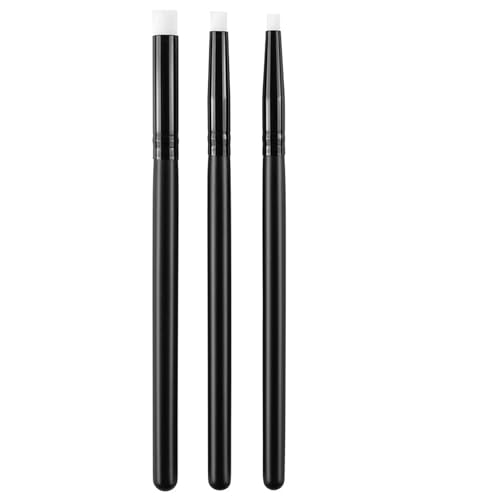 Trockenbürste Set, 3 Größe 4 mm 6 mm 8 professionelle Miniaturpinsel, waschbarer und wiederverwendbar von AZIDWERYQ