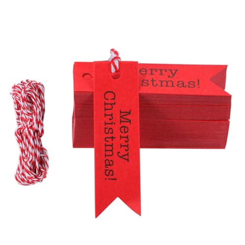Weihnachten Kraftpapier -Tags hängen Etiketten Dekoration mit Twines String 100pcs -Tags mit Twine String Weihnachten Kraftpapier -Tags hängen Etiketten Dekoration mit Twines String 100pcs -Tags mit Twine String von AZIDWERYQ