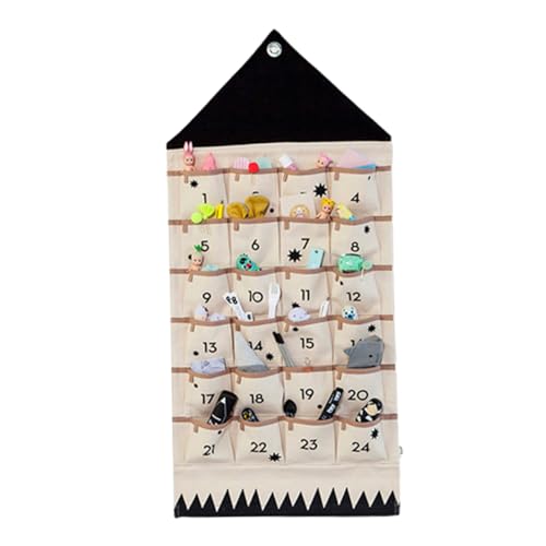 Weihnachtsiegel -Hängekalender mit 24 Taschen leerer füllbarer tragbarer Countdown -Stoff -Adventskalender Organizer Weihnachtsdekorationen für Tür Wand 24 Taschen Weihnachten Weihnachtsiegel -Hängekalender mit 24 Taschen leerer füllbarer tragbarer Countdown -Stoff -Adventskalender Organizer Weihnachtsdekorationen für Tür Wand 24 Taschen Weihnachten von AZIDWERYQ