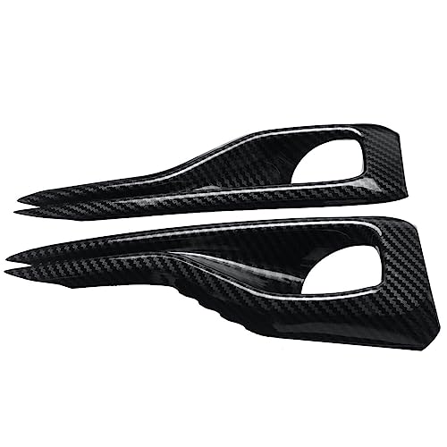 cheinwerfer Waben Grill Für Fo&rd for Focus MK4 ST ST Line & ST Line X 2019-2021 Carbon Look 2 STÜCKE Auto Nebelscheinwerfer Abdeckung Zierrahmen Ringe ABS von AZIKEN