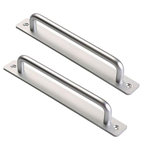 AZJJDP 2 Stück Scheunentor-Gartentor-Schuppengriffe Küchentürgriffe Massiver Aluminium-Garderobengriff für Haustüren, Holztüren, Balkontüren, Garagen/a/Lochabstand 192 mm von AZJJDP