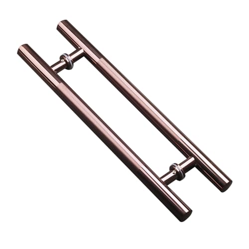 AZJJDP Duschtürgriff, Edelstahl-Badezimmer-Duschgriff, Türgriff zum Drücken, Duschraum-Schiebetürteile ersetzen (groß) (Farbe: Rosa, Größe: Lochabstand -700 mm) von AZJJDP