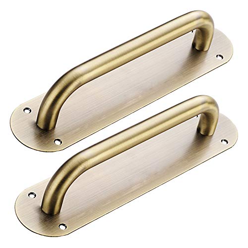AZJJDP Türgriffgriffe, Gartentorgriff, Scheunentorgriffe, Haustürgriffe für Holztüren, Holztüren, Balkontüren, Edelstahl, 2 Stück, Grünbronze/Lochabstand 219 mm AZJJDP Türgriffgriffe, Gartentorgriff, Scheunentorgriffe, Haustürgriffe für Holztüren, Holztüren, Balkontüren, Edelstahl, 2 Stück, Grünbronze/Lochabstand 219 mm von AZJJDP