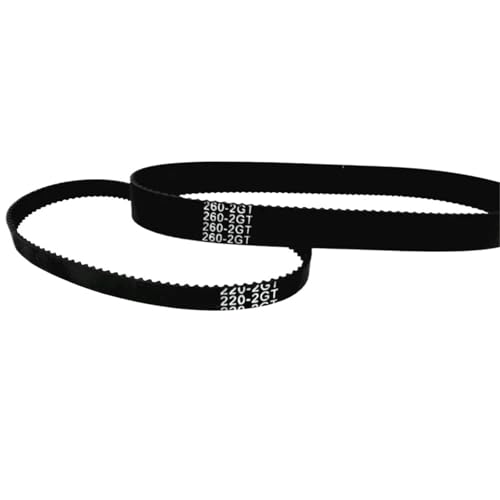 1 Stück 3D-Druckerteile GT2 6 mm geschlossener Gummi-Zahnriemen 192 194 196 198 200 202 204 206 208 210 212 214 216 218 220 mm 2GT(2GT-216mm-width 6mm) von AZLHV
